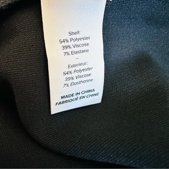 NWT Cinq a Sept Slit Pants Black Mina Stretch Zipper Side Cropped Size 2 $325 - Picture 12 of 15